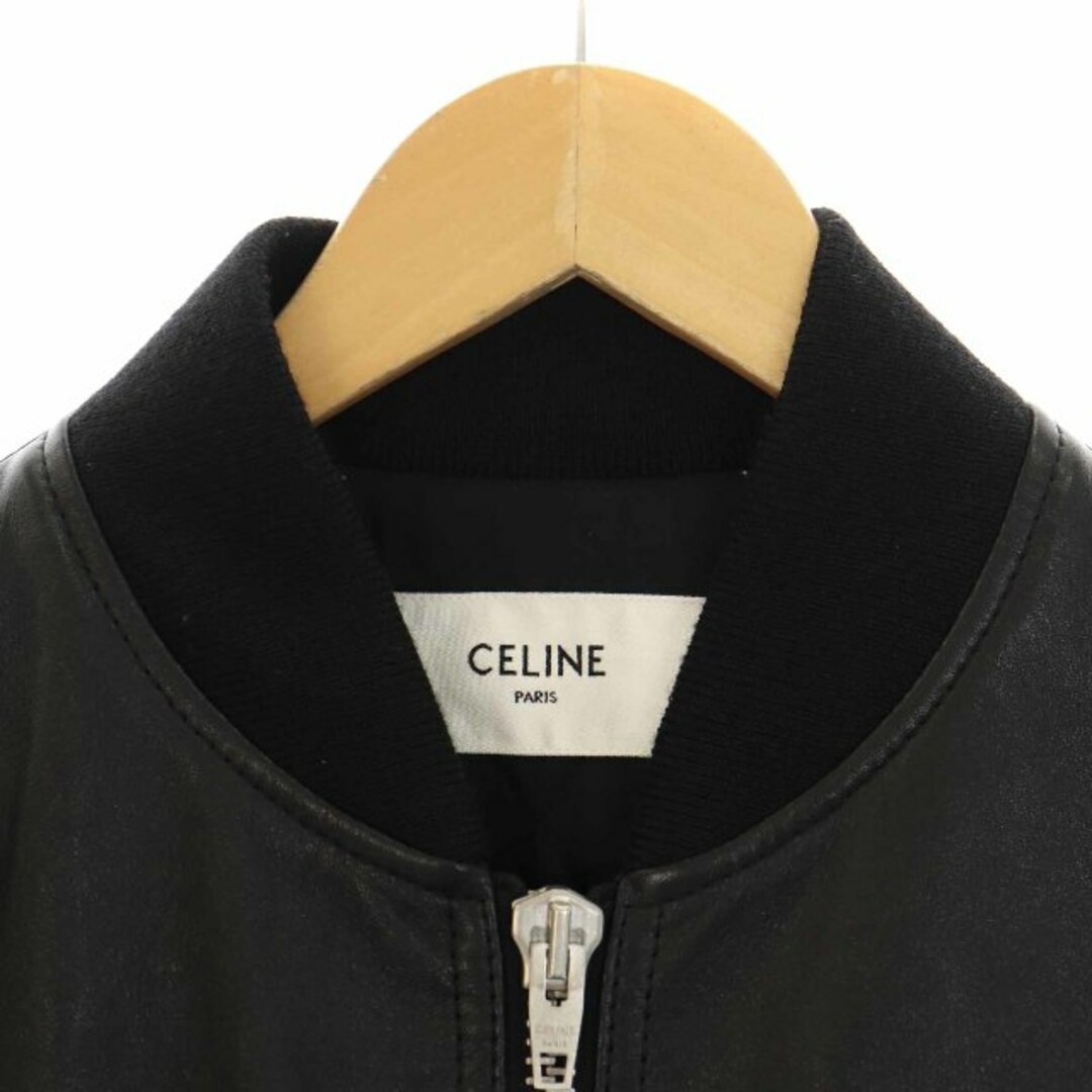 celine(セリーヌ)のCELINE by Hedi Slimane レザー ボンバージャケット 黒 メンズのジャケット/アウター(その他)の商品写真