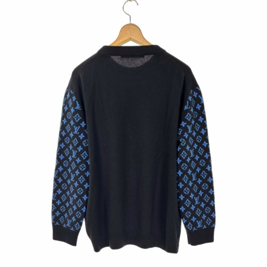 LOUIS VUITTON(ルイヴィトン)のルイヴィトン 23SS Monogram Sleeve Knit ニット M 紺 メンズのトップス(ニット/セーター)の商品写真