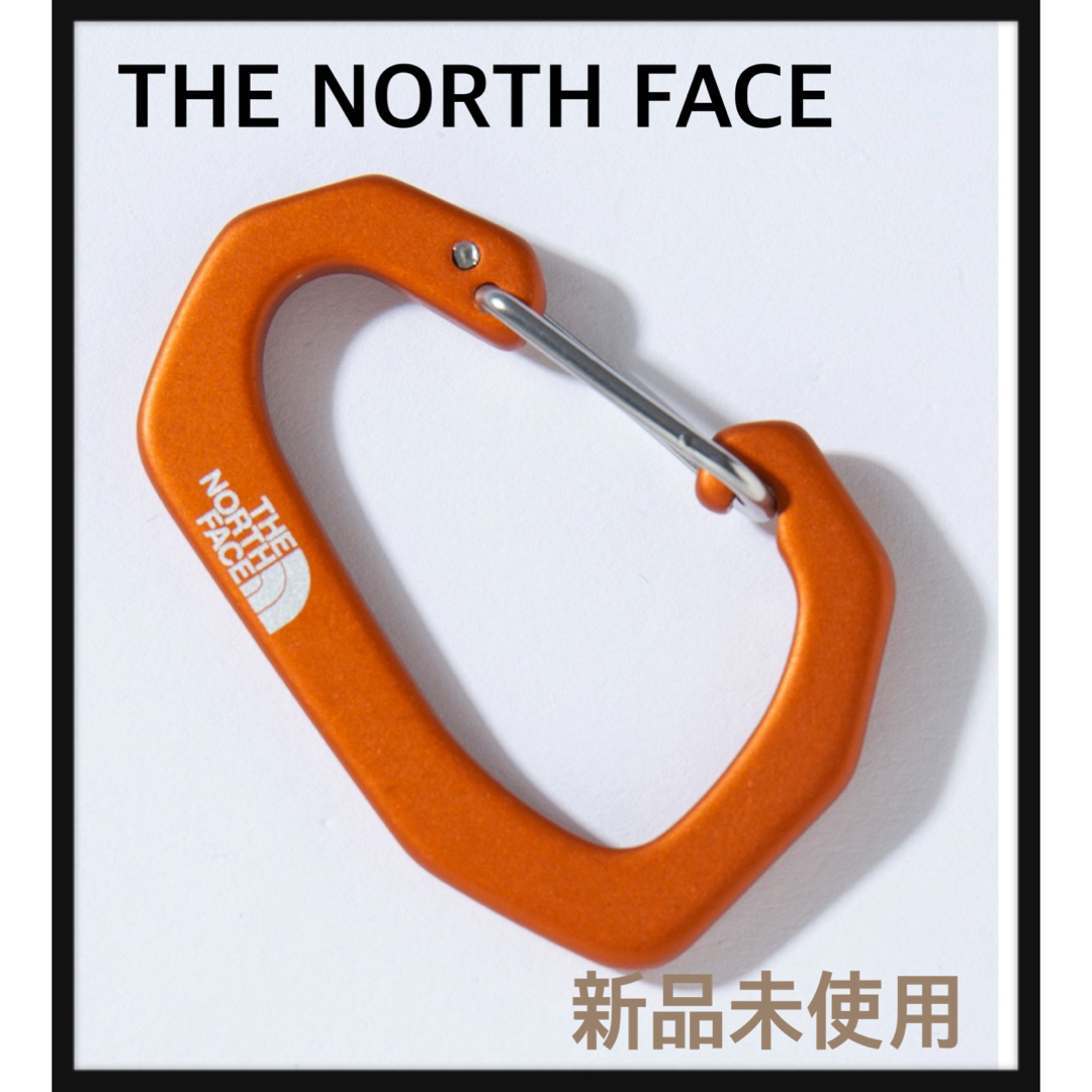 THE NORTH FACE(ザノースフェイス)のノースフェイス カラビナ オレンジ ホワイトレーベル 新作 即日発送 新品 レディースのファッション小物(キーホルダー)の商品写真