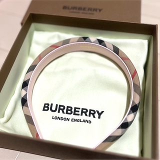 BURBERRY - 【未使用】Burberry バーバリーヴィンテージチェック ヘアバンド
