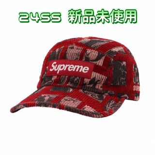 シュプリーム(Supreme)のSupreme Corduroy Camp Cap シュプリーム キャンプ 赤(キャップ)