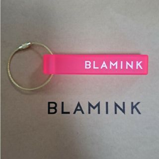 ブラミンク(BLAMINK)のBLAMINKブラミンクノベルティ 青山限定キーホルダー  ピンク(キーホルダー)