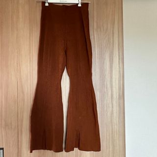 ユニクロ(UNIQLO)のUNIQLO mame 初期　ニットパンツ(カジュアルパンツ)