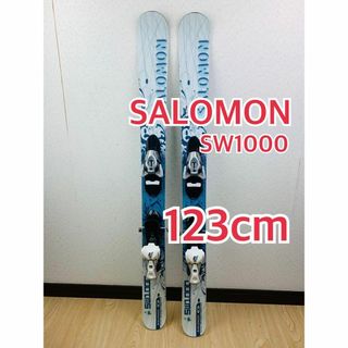 サロモン(SALOMON)のサロモン 123cm sw1000  ショートスキー　ビンディング 板　スキー板(板)