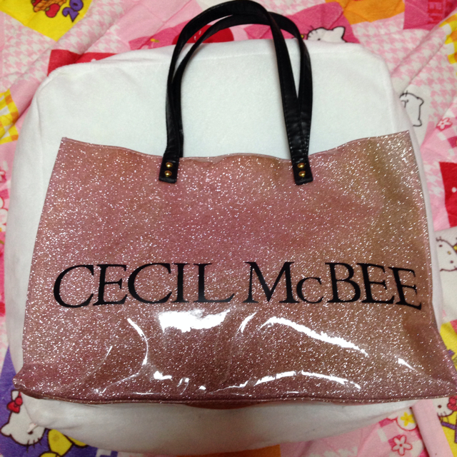 CECIL McBEE(セシルマクビー)のCECIL Mc BEE ラメ入りバッグ レディースのバッグ(ハンドバッグ)の商品写真
