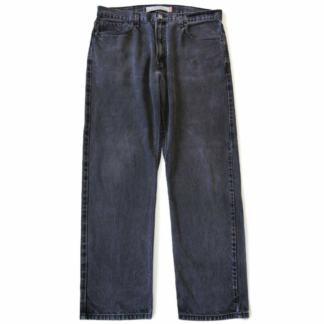 Levi's(リーバイス)の00s メキシコ製 Levi'sリーバイス 505 リペア ブラック デニムパンツ フェード w38 L32★SDP2505 ジーンズ ストレート ビッグサイズ メンズのパンツ(デニム/ジーンズ)の商品写真