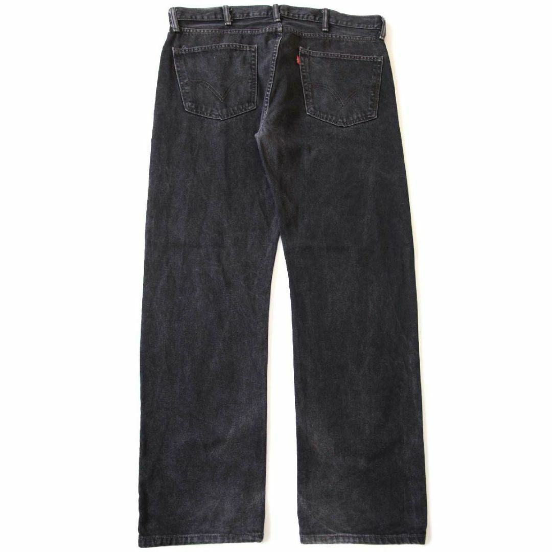 Levi's(リーバイス)のLevi'sリーバイス 505 ブラック デニムパンツ w38 L32★SDP2499 ジーンズ ストレート リペア オーバーサイズ ビッグサイズ メンズのパンツ(デニム/ジーンズ)の商品写真