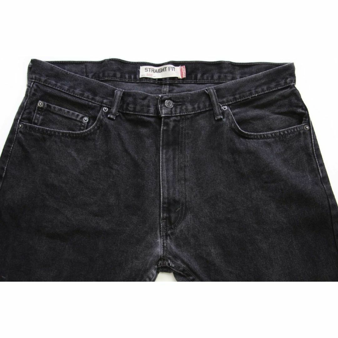 Levi's(リーバイス)のLevi'sリーバイス 505 ブラック デニムパンツ w38 L32★SDP2499 ジーンズ ストレート リペア オーバーサイズ ビッグサイズ メンズのパンツ(デニム/ジーンズ)の商品写真