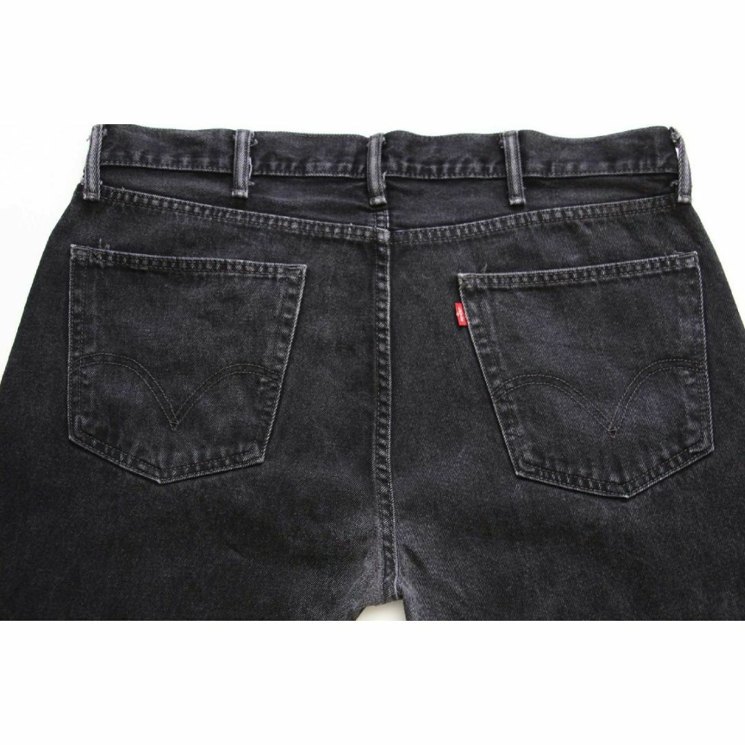 Levi's(リーバイス)のLevi'sリーバイス 505 ブラック デニムパンツ w38 L32★SDP2499 ジーンズ ストレート リペア オーバーサイズ ビッグサイズ メンズのパンツ(デニム/ジーンズ)の商品写真