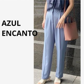 アズールエンカント(AZUL ENCANTO)のAZUL ENCANTO アズールエンカント　パンツ　ブルー　青　セミフレア(カジュアルパンツ)