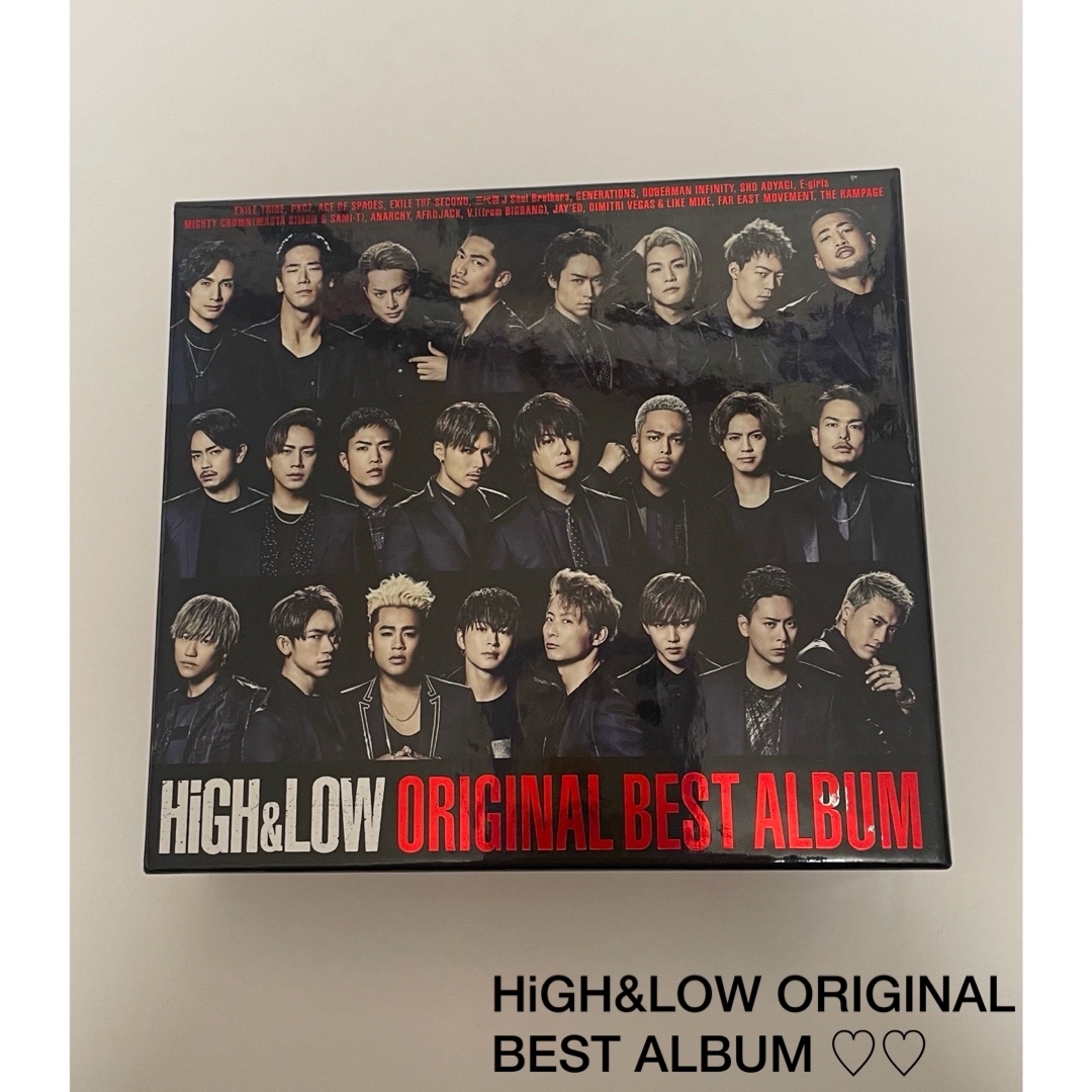 EXILE TRIBE(エグザイル トライブ)の【3枚組】HiGH&LOW ORIGINAL BEST ALBUM エンタメ/ホビーのDVD/ブルーレイ(ミュージック)の商品写真