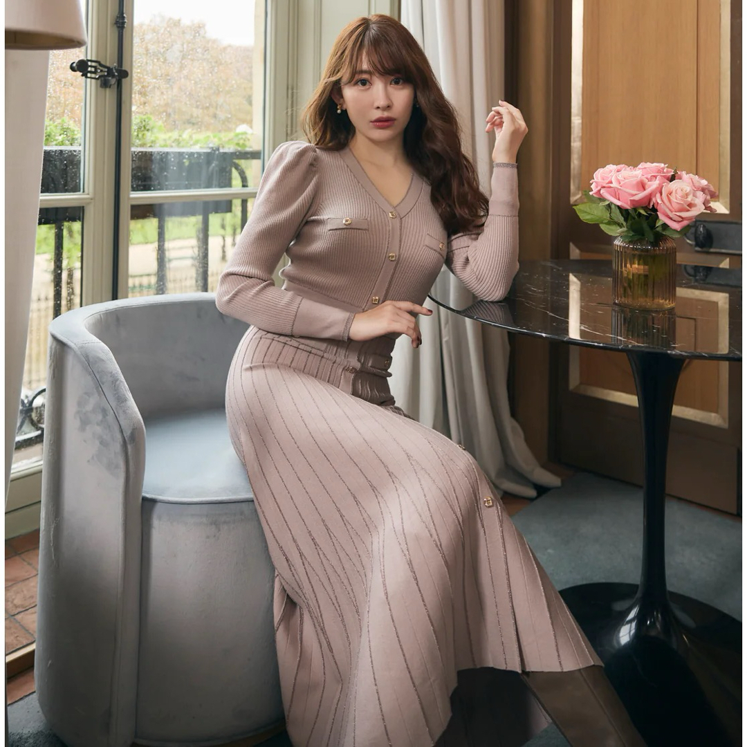 Her lip to - Suite Room Knit Long Dressの通販 by ♡M.M's Her lip to - Suite Room Knit Long Dressの通販 by ♡M.M's