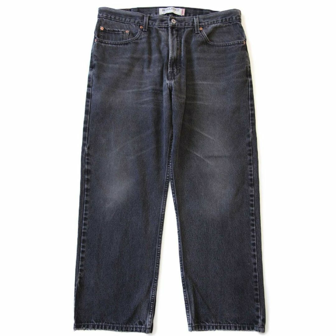 Levi's(リーバイス)の00s Levi'sリーバイス 505 ブラック デニムパンツ w38 L29★SDP2503 オールド ジーンズ ストレート リペア オーバーサイズ ビッグサイズ メンズのパンツ(デニム/ジーンズ)の商品写真