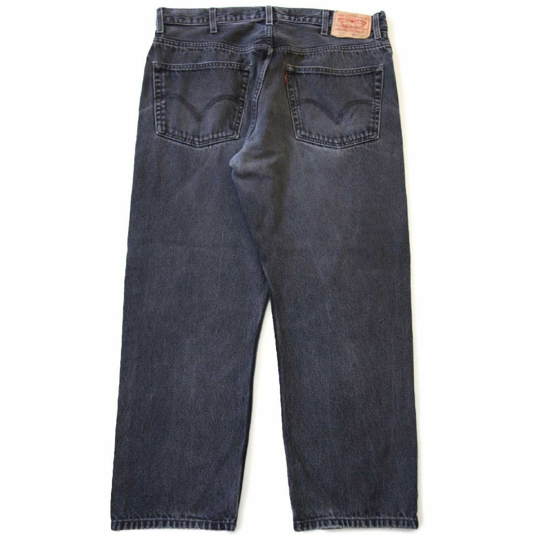 Levi's(リーバイス)の00s Levi'sリーバイス 505 ブラック デニムパンツ w38 L29★SDP2503 オールド ジーンズ ストレート リペア オーバーサイズ ビッグサイズ メンズのパンツ(デニム/ジーンズ)の商品写真