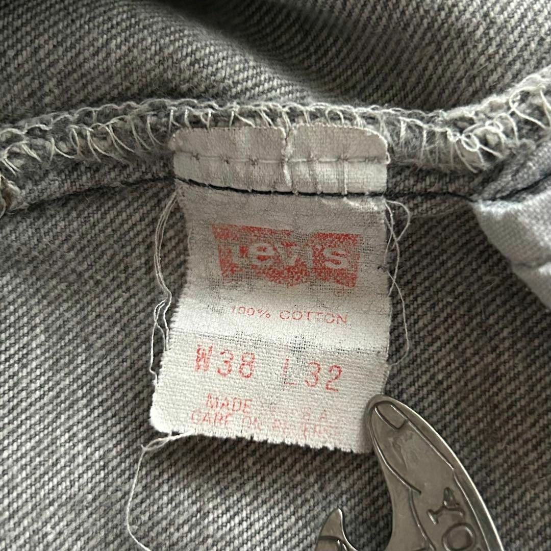 Levi's(リーバイス)のlevi’s 501 ブラックデニム usa製 先染め ボタン裏553 w38 メンズのパンツ(デニム/ジーンズ)の商品写真