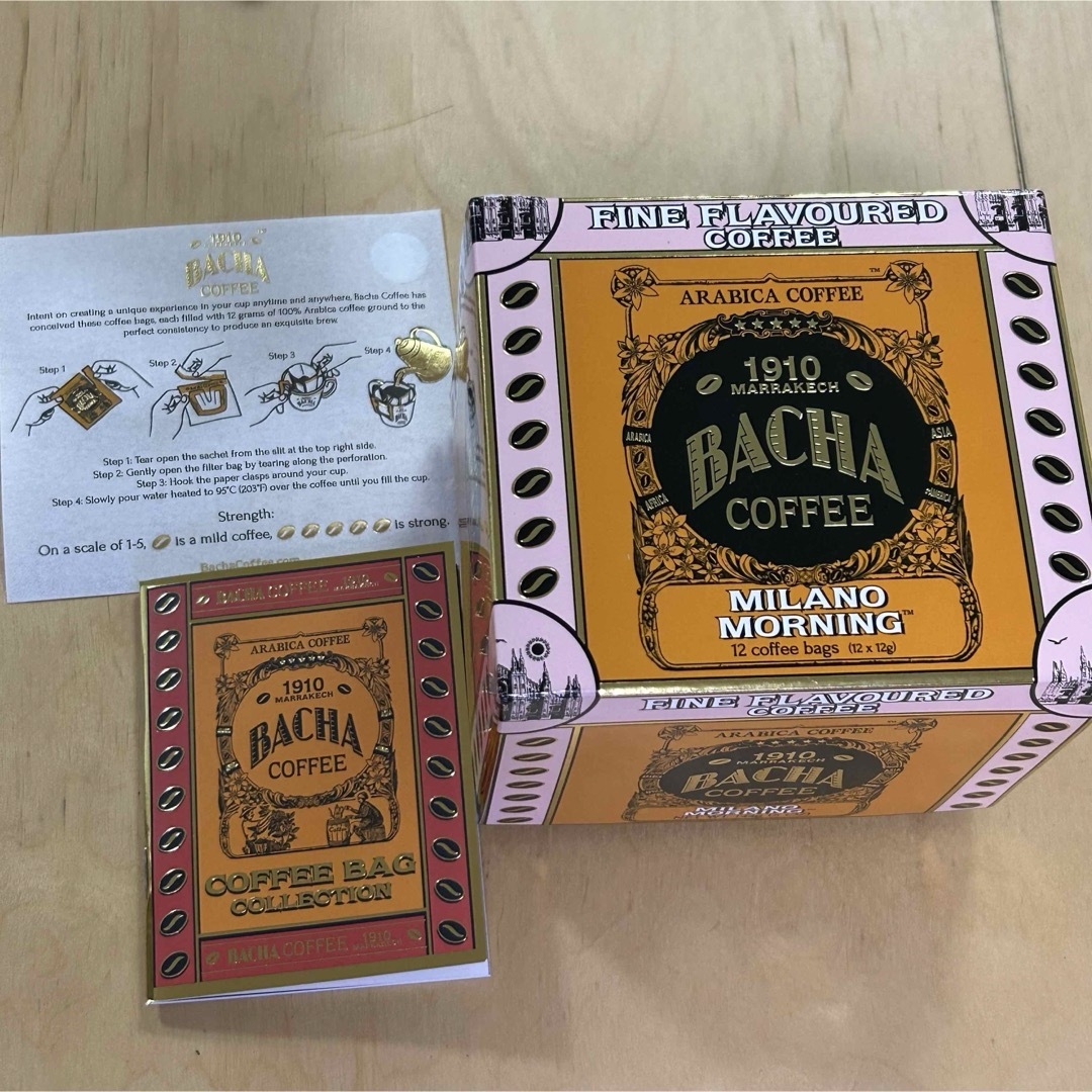 BACHA COFFEE 空き箱　紙袋など　バチャコーヒー レディースのバッグ(ショップ袋)の商品写真