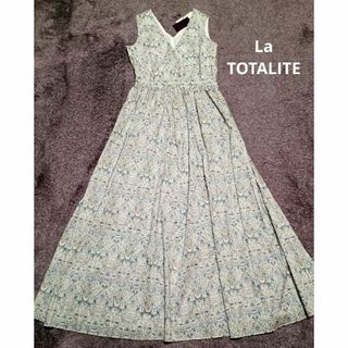 ラトータリテ(La TOTALITE)の新品 La TOTALITE ラトータリテ リバティ ロデン ワンピース 綿(ロングワンピース/マキシワンピース)