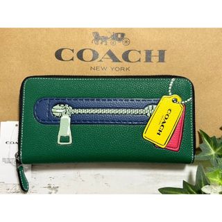 コーチ(COACH)の新品未使用COACH　トロンプルイユ プリント　長財布(財布)