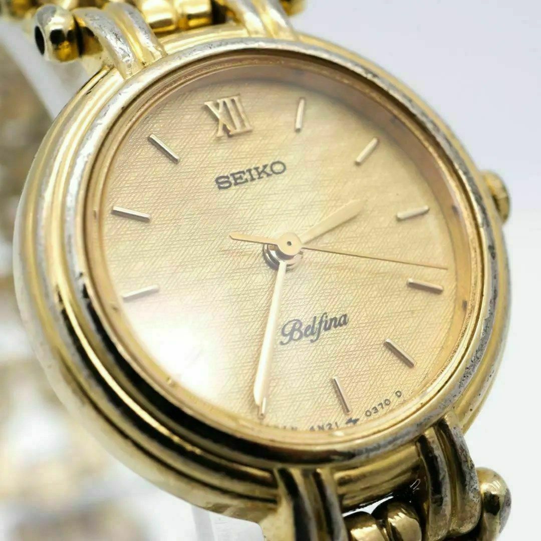 《希少》SEIKO Belfina 腕時計 ゴールド ヴィンテージ レディースv レディースのファッション小物(腕時計)の商品写真