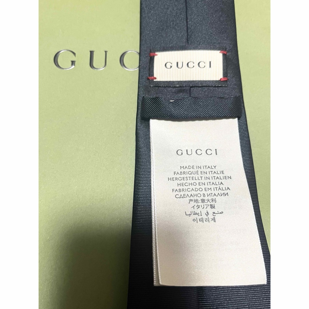 Gucci(グッチ)のGUCCI ビー（ハチ） エンブロイダリー シルク タイ メンズのファッション小物(ネクタイ)の商品写真