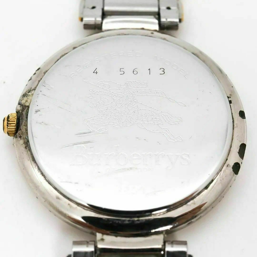 BURBERRY(バーバリー)の《人気》BURBERRY 腕時計 グレー ヴィンテージ メンズ ラウンド a メンズの時計(腕時計(アナログ))の商品写真