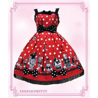 Angelic Pretty - angelicpretty ファンタジックドーリーjsk赤