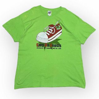 ギルタン(GILDAN)の2000年代 GILDAN イベント Tシャツ セプシス 啓発活動 XLサイズ(Tシャツ/カットソー(半袖/袖なし))
