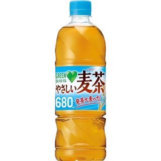 サントリー グリーンダカラ やさしい麦茶 お茶 麦茶 680ml × 24本(ソフトドリンク)