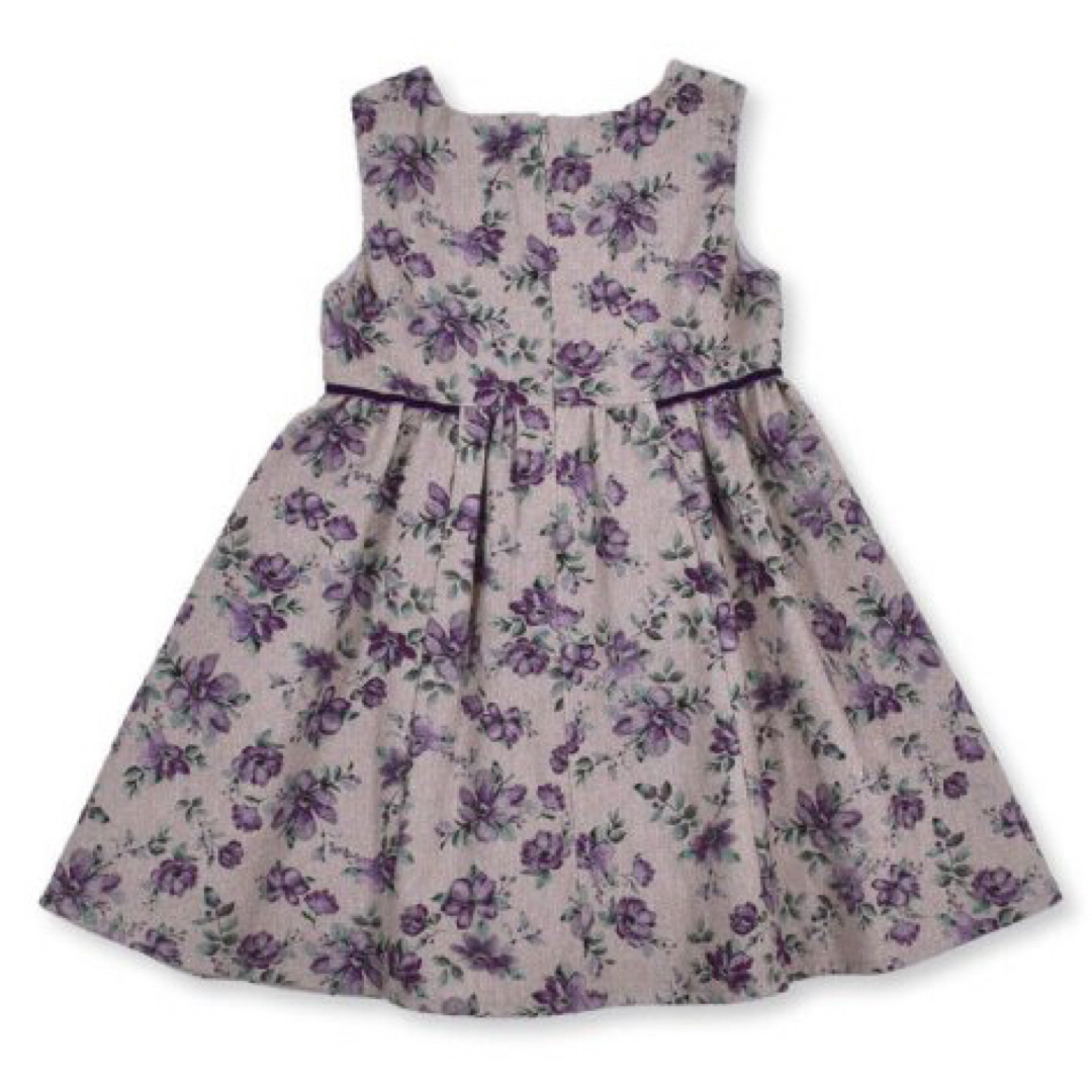 BeBe(ベベ)の【BEBE】花柄ワンピース、110サイズ キッズ/ベビー/マタニティのキッズ服女の子用(90cm~)(ワンピース)の商品写真