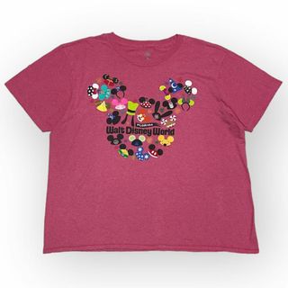 ディズニー(Disney)のDisney World Ear Hat Collage Tシャツ XLサイズ(Tシャツ(半袖/袖なし))