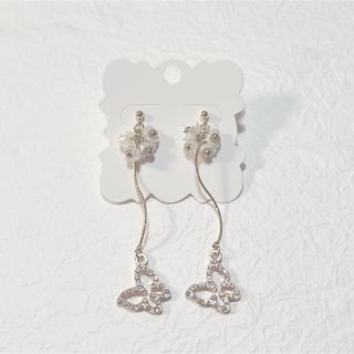 オリジナルアクセサリー ピアス イヤリング 蝶々(ピアス)