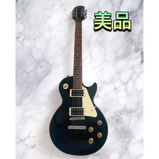 エピフォン(Epiphone)の(美品) Epiphone Les Paul ブラック色(エレキギター)