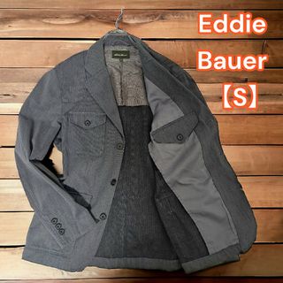 エディーバウアー(Eddie Bauer)の美品★エディーバウアー【Eddie Bauer】ジャケットグレー 背抜き S(ブルゾン)