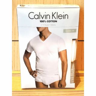 カルバンクライン(Calvin Klein)の【新品】3枚組 Calvin Klein VネックTシャツ Mサイズ 3色組(Tシャツ/カットソー(半袖/袖なし))