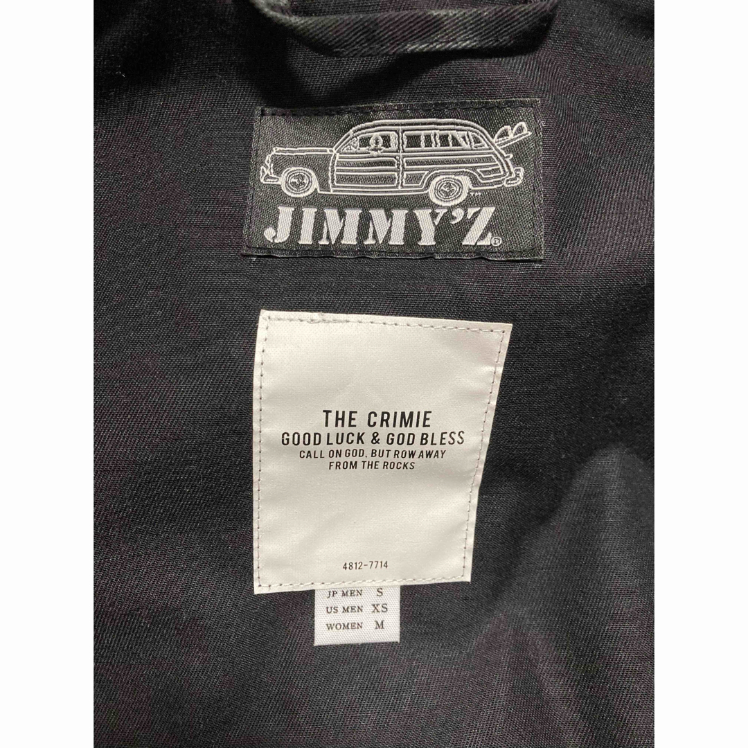 CRIMIE - JIMMY'Z×THE CRIMIE テーラードジャケット ブラック Sの通販 