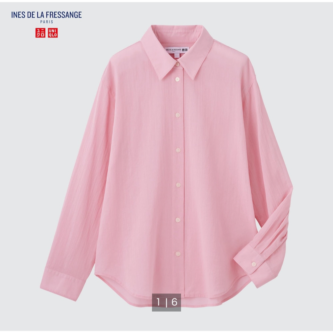 UNIQLO(ユニクロ)の【ユニクロ】イネスコラボシャツ レディースのトップス(シャツ/ブラウス(長袖/七分))の商品写真