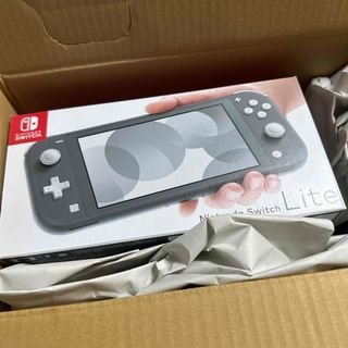 ニンテンドースイッチ(Nintendo Switch)のNintendo Switch Liteグレー　スイッチライト　新品未開封(家庭用ゲーム機本体)