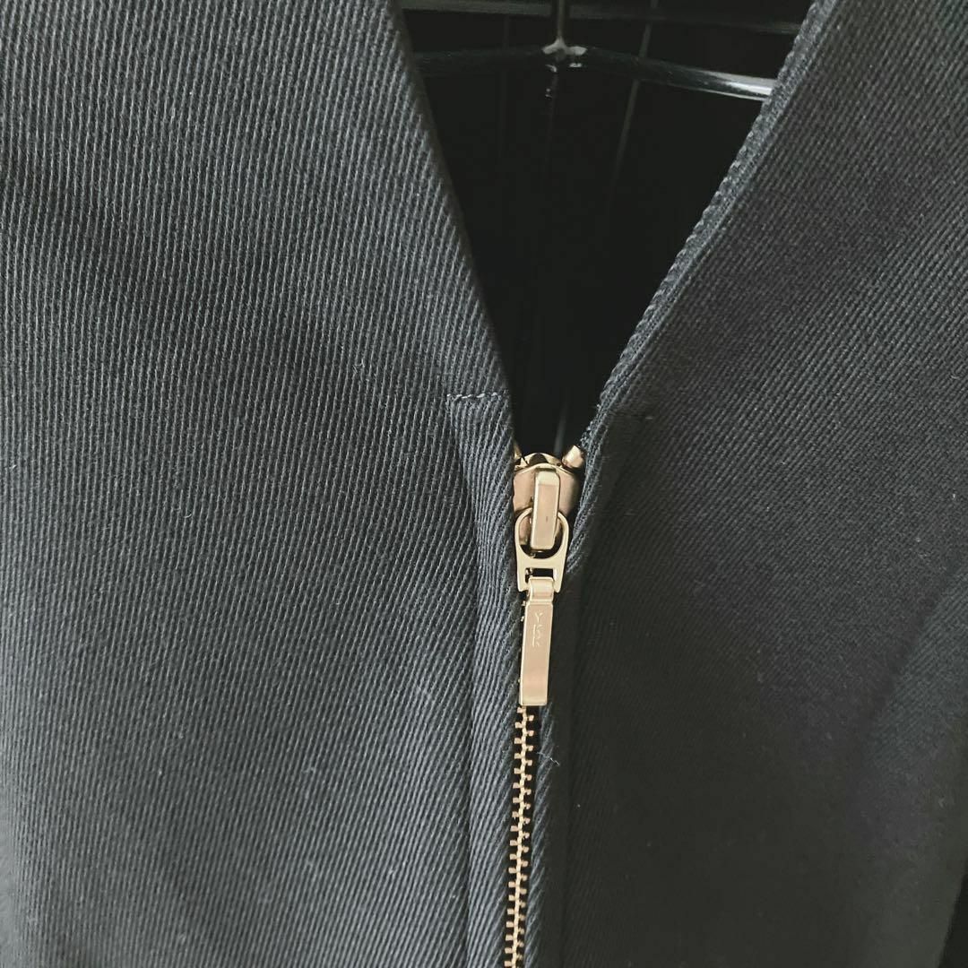 LAUTREAMONT(ロートレアモン)のロートレアモン ノーカラージャケット 40 黒 無地 オフィスカジュアル 春服 レディースのジャケット/アウター(ノーカラージャケット)の商品写真