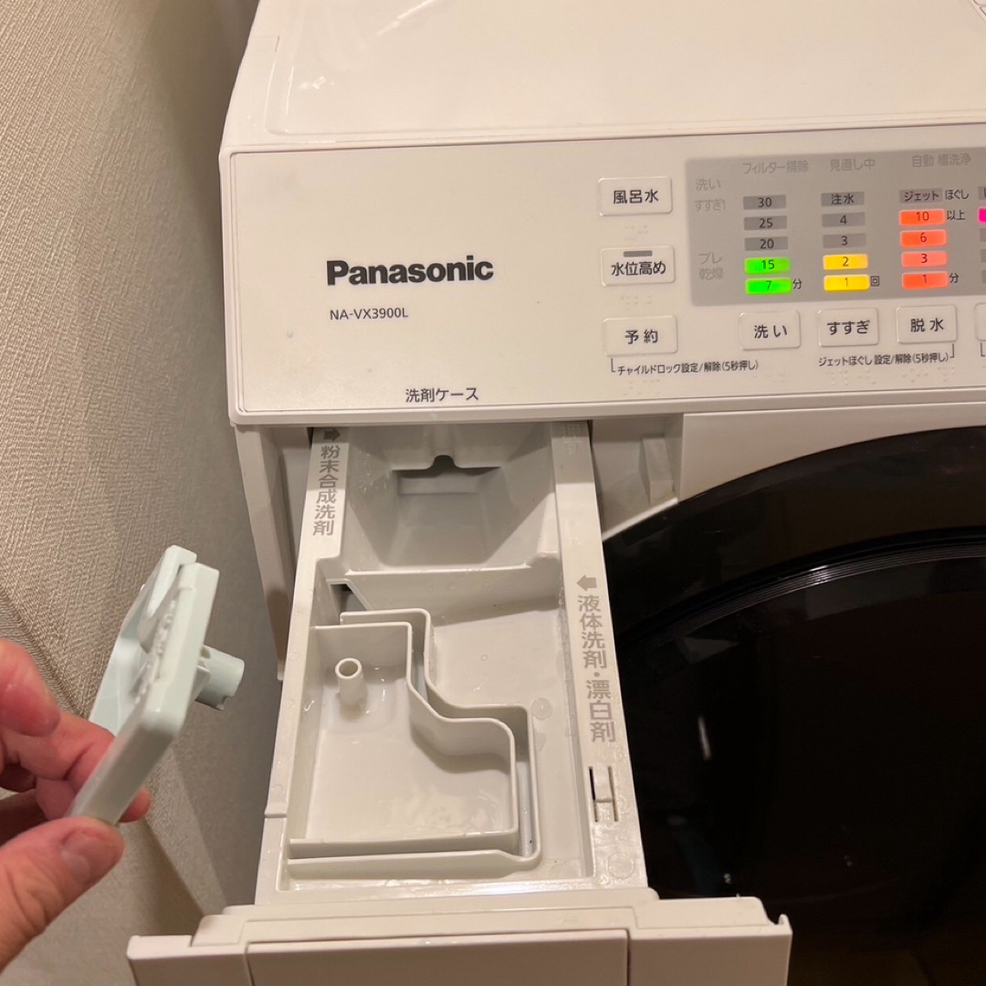 Panasonic(パナソニック)の送料込　ヒートポンプ式乾燥　 パナソニック　2018年製　 ドラム式洗濯乾燥機  スマホ/家電/カメラの生活家電(洗濯機)の商品写真