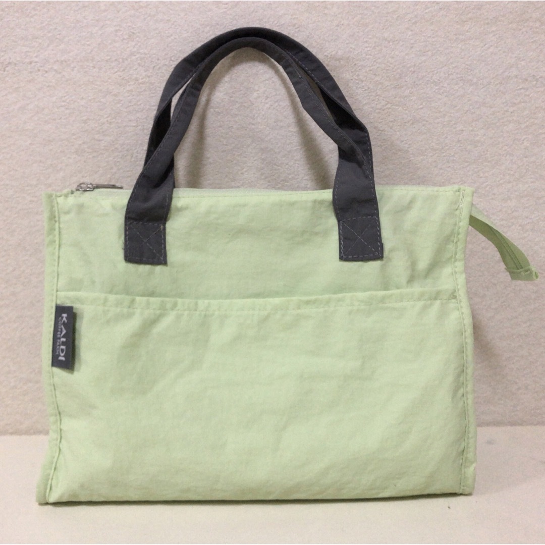 KALDI(カルディ)のKALDI☆春のコーヒーバッグ ライトグリーン レディースのバッグ(トートバッグ)の商品写真
