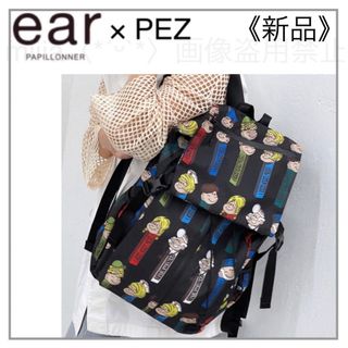 イアパピヨネ(ear PAPILLONNER)のPEZ(ペッツ)×ear・【黒】リュック2nd SEASON(リュック/バックパック)