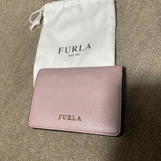 Furla - FURLA 名刺入れピンク