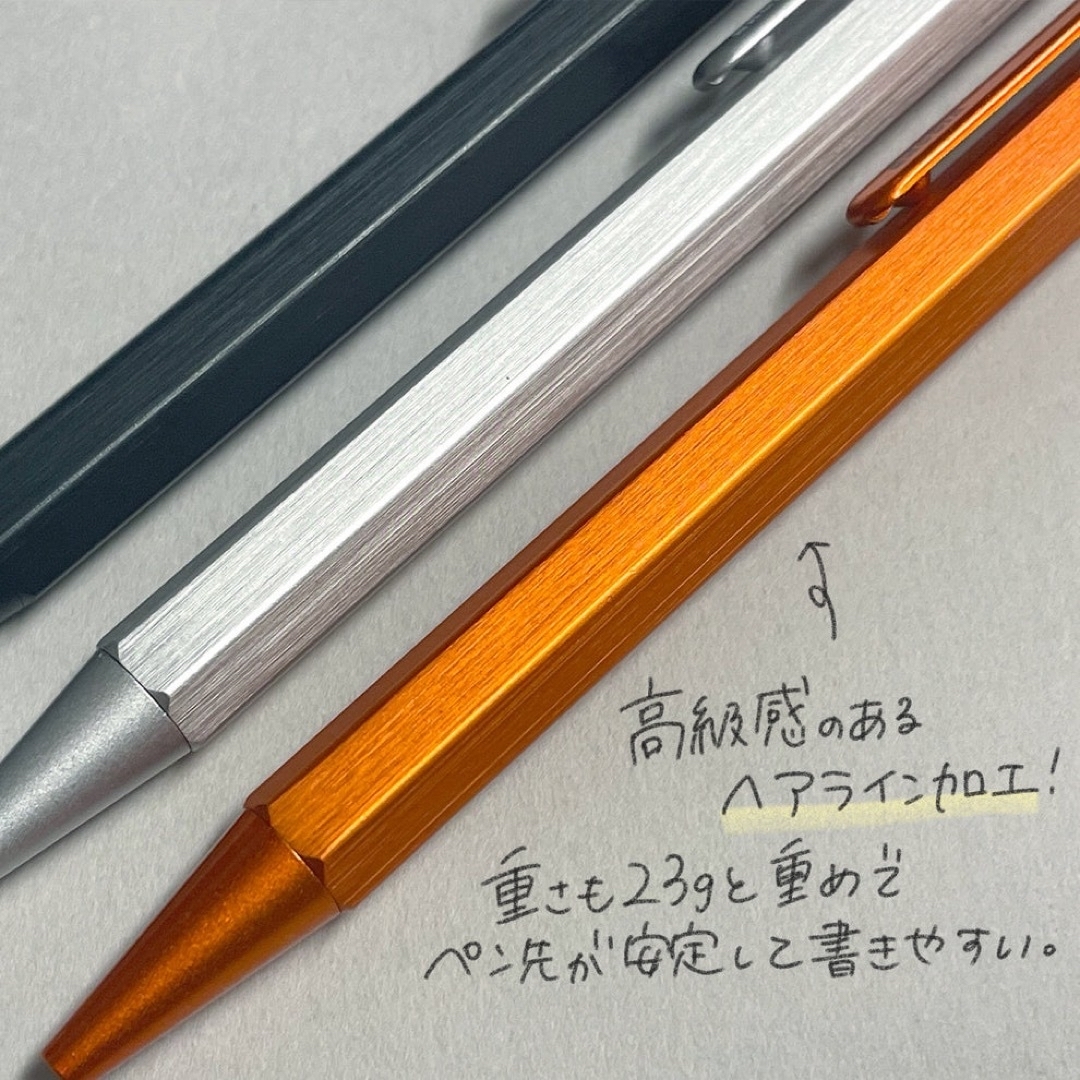 RHODIA(ロディア)の新品未開封　RHODIA ロディア スクリプト ボールペン　シルバー インテリア/住まい/日用品の文房具(ペン/マーカー)の商品写真