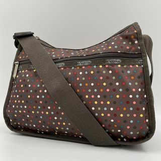 レスポートサック(LeSportsac)の【良品】レスポートサック　ショルダーバッグ 肩掛け　ドット　水玉　総柄(ショルダーバッグ)