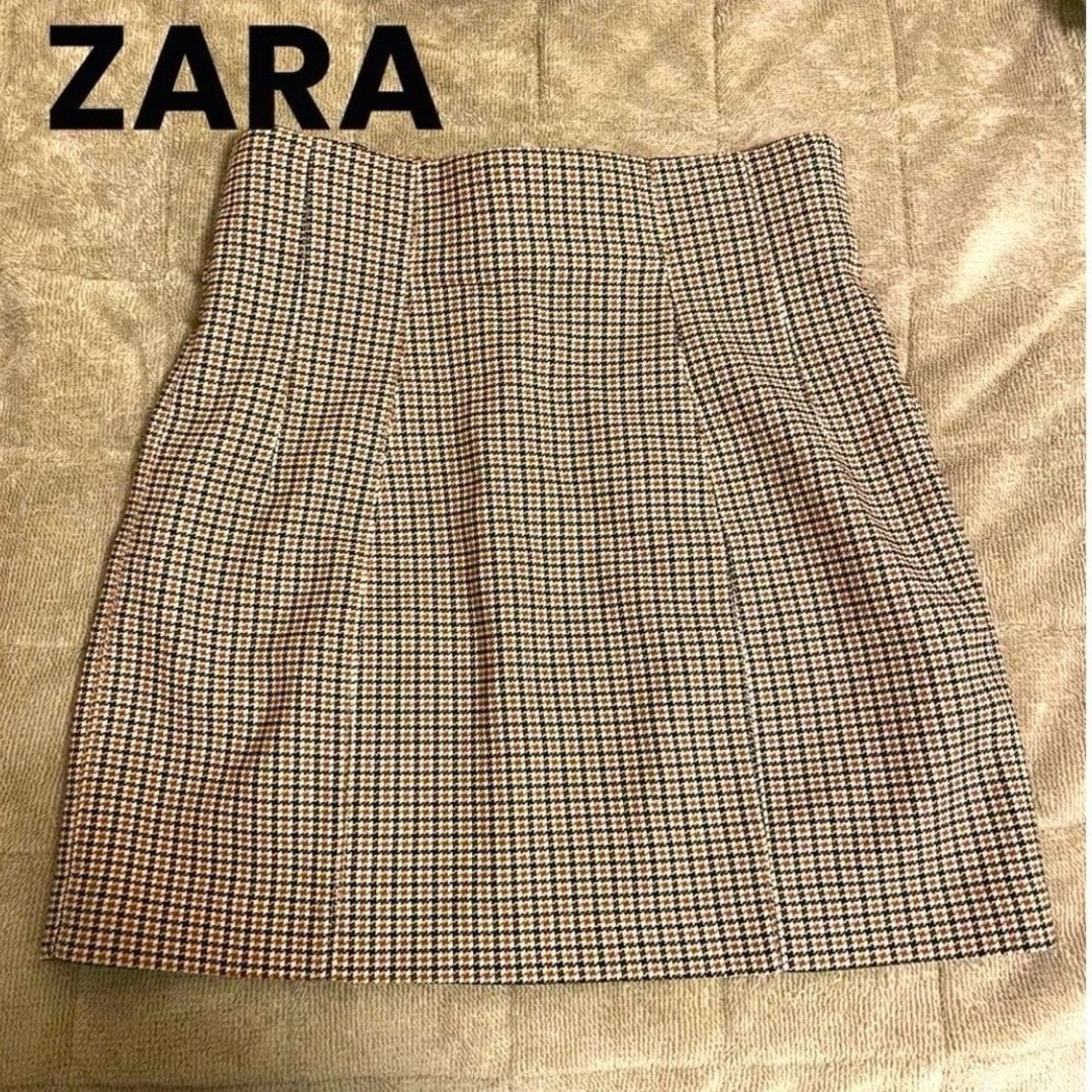 ZARA(ザラ)のZARA チェックスカート 新品タグ付き レディースのスカート(ミニスカート)の商品写真