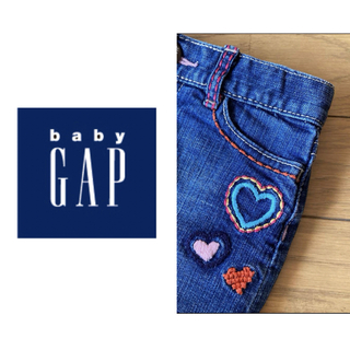 ベビーギャップ(babyGAP)のbabyGAP デニムミニスカート 90cm(スカート)