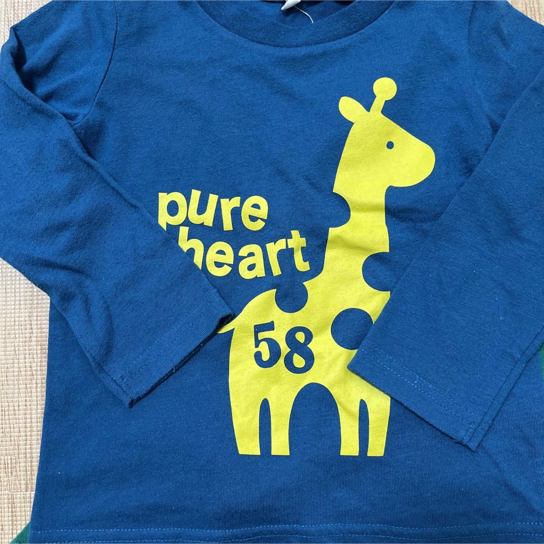 ロンT長袖カットソー　95センチ　100センチ キッズ/ベビー/マタニティのキッズ服男の子用(90cm~)(Tシャツ/カットソー)の商品写真