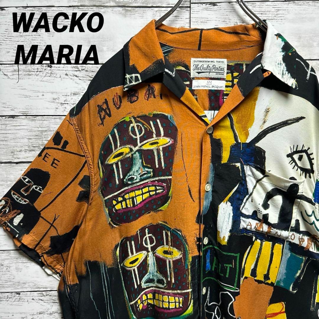 WACKO MARIA(ワコマリア)の【希少なXL】ワコマリア　バスキア　入手困難　アロハシャツ　美品 メンズのトップス(シャツ)の商品写真