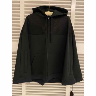 ダブルスタンダードクロージング(DOUBLE STANDARD CLOTHING)のsovダブルスタンダードクロージング　段ボールニットポンチョジャケット　黒F(ポンチョ)