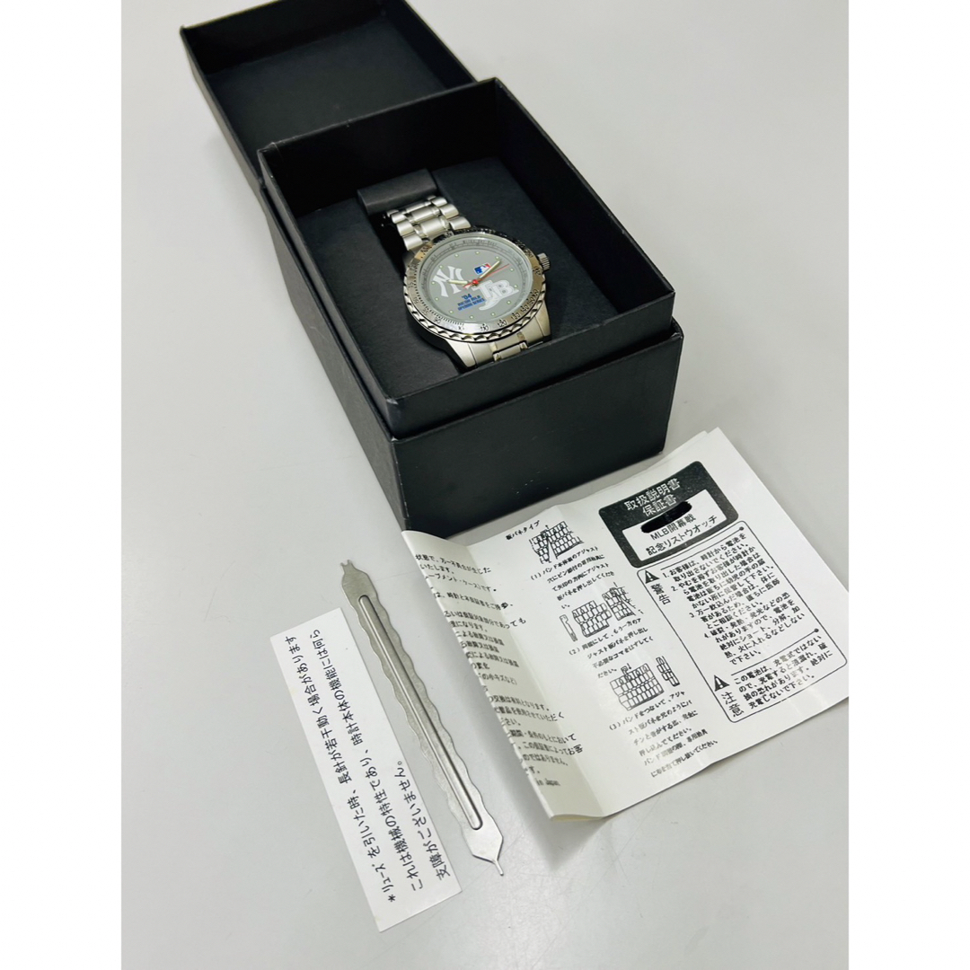 RICOH(リコー)の【電池交換済】リコー ニューヨークヤンキース開幕戦 読売新聞130周年腕時計 メンズの時計(腕時計(アナログ))の商品写真